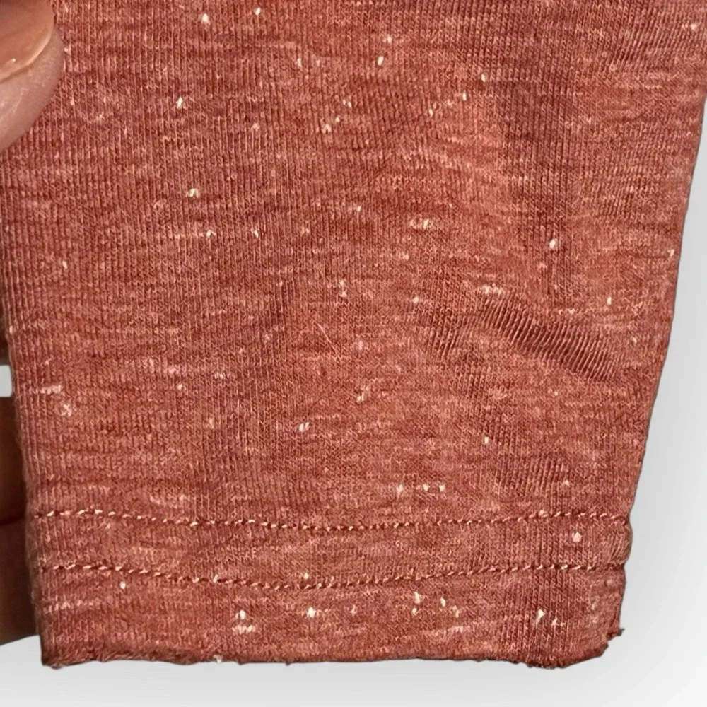 Free People Asymmetrical Hem‎ Macrame Bodycon Dress sz  XS Brick Red Festival